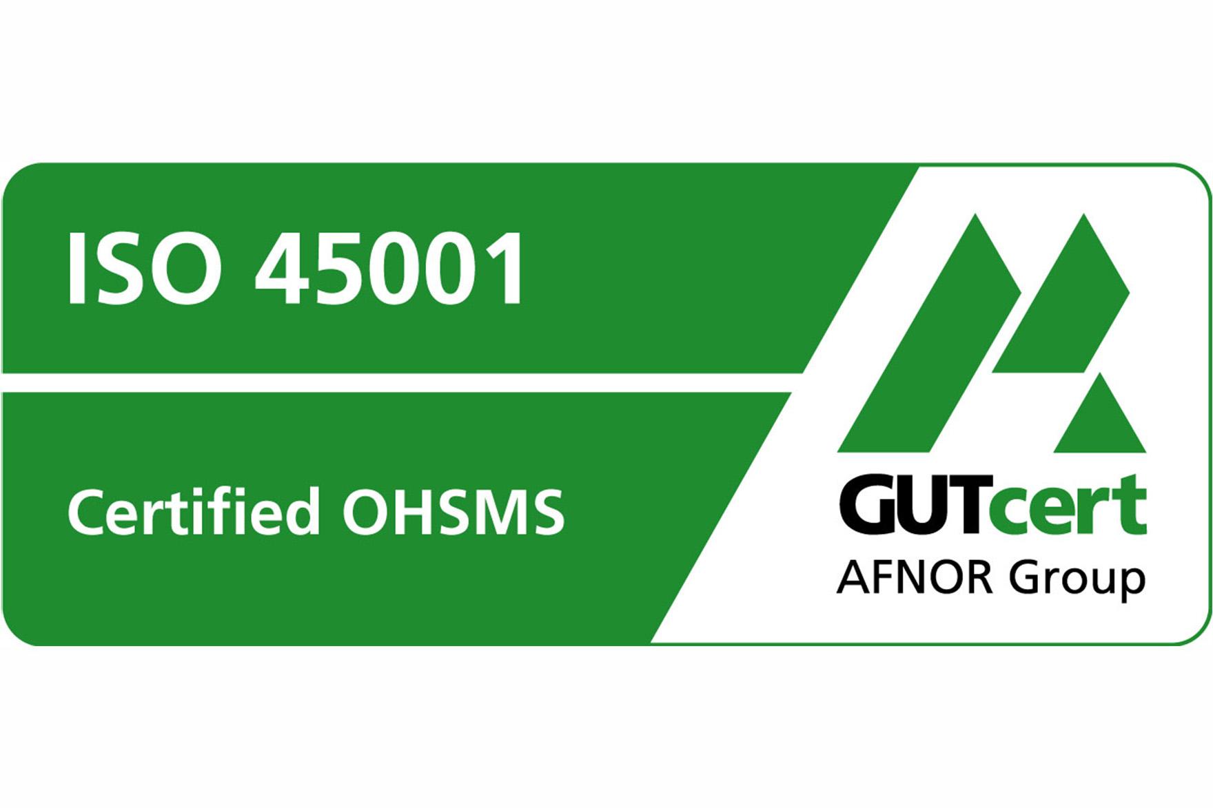 Certified OHSMS Certificate